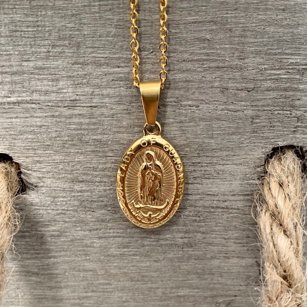 Virgin Mary Necklace